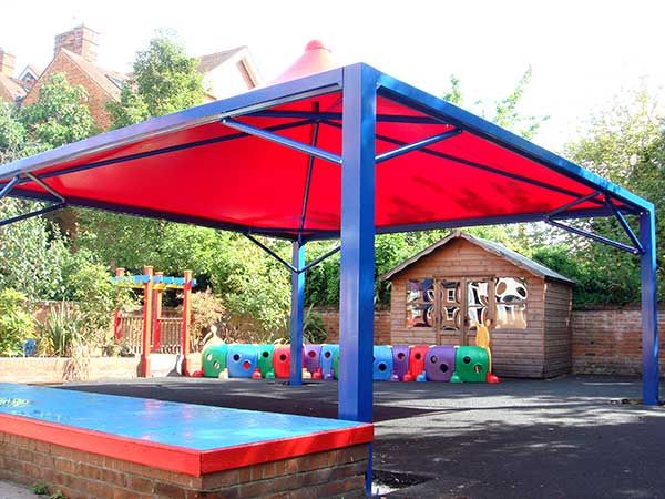 Covered play areas for early years