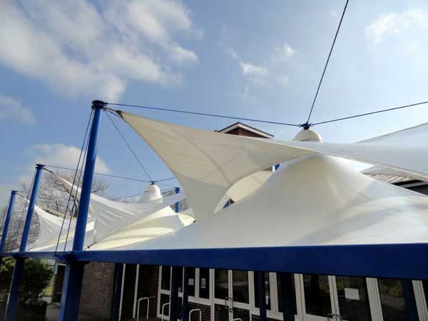 Canopy shelters for commercial use